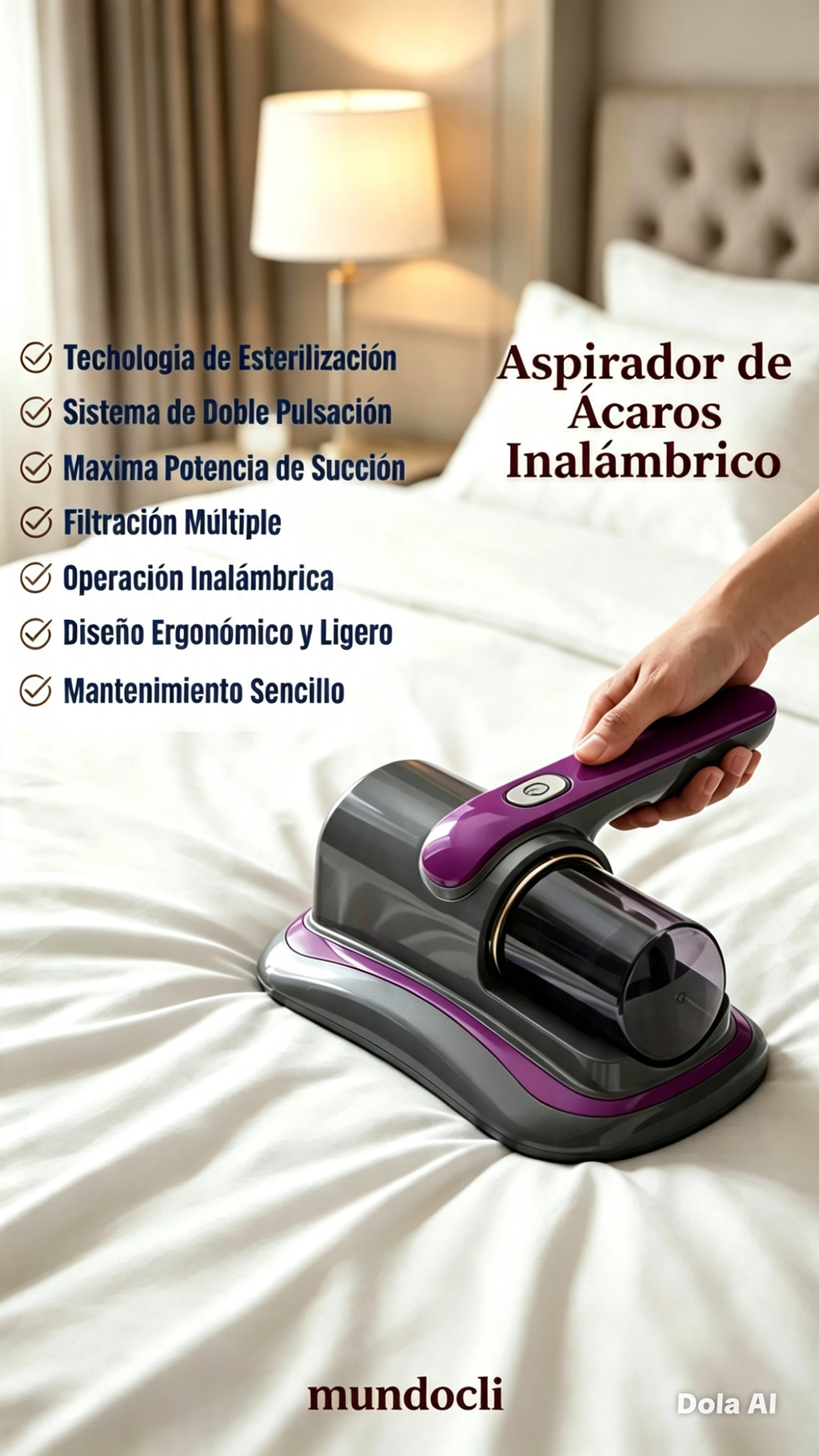 Aspiradora de ácaros